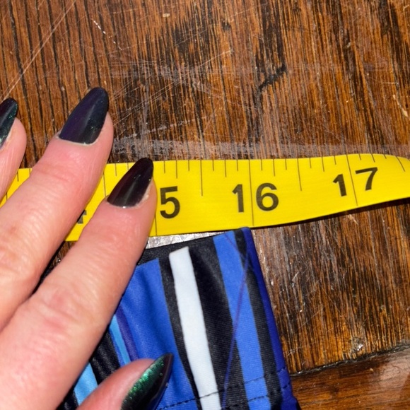 Black and Blue swim trunks - Picture 3 of 7